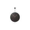 Ferm Living Trace Wall Clock Brass, Black