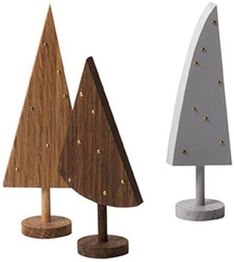 Ferm Living Wooden Christmas Trees, 3 pezzi