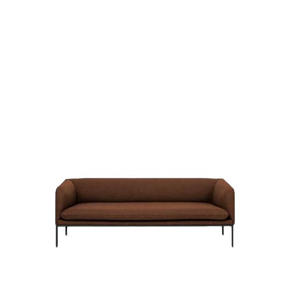 Ferm Living Drej sofa 3 Fiord, solid rust