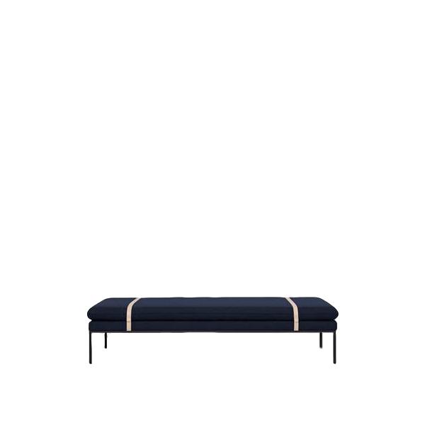 Ferm Living Turn Day Bed Fiord, Solid Dark Blue
