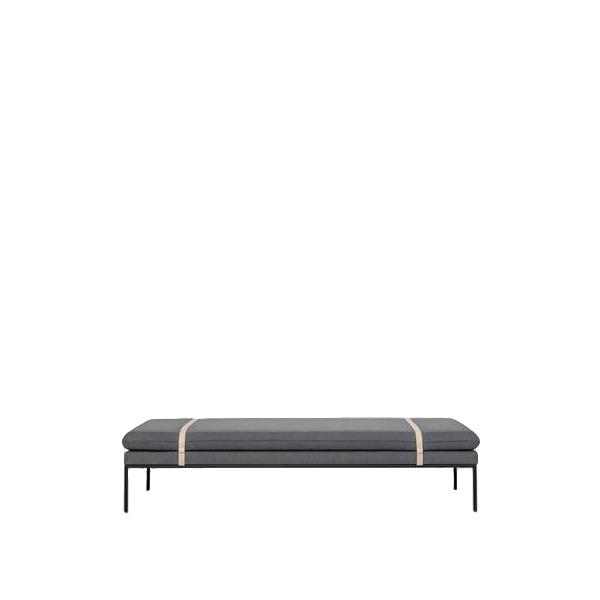 Ferm Living Turn Day Bed Fiord, Solid Light Grey