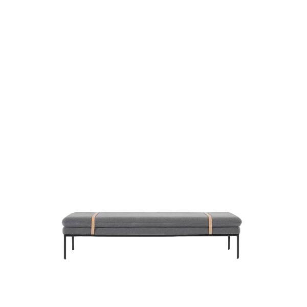 Ferm Living Turn Day Bed Wool, Solid Light Grey
