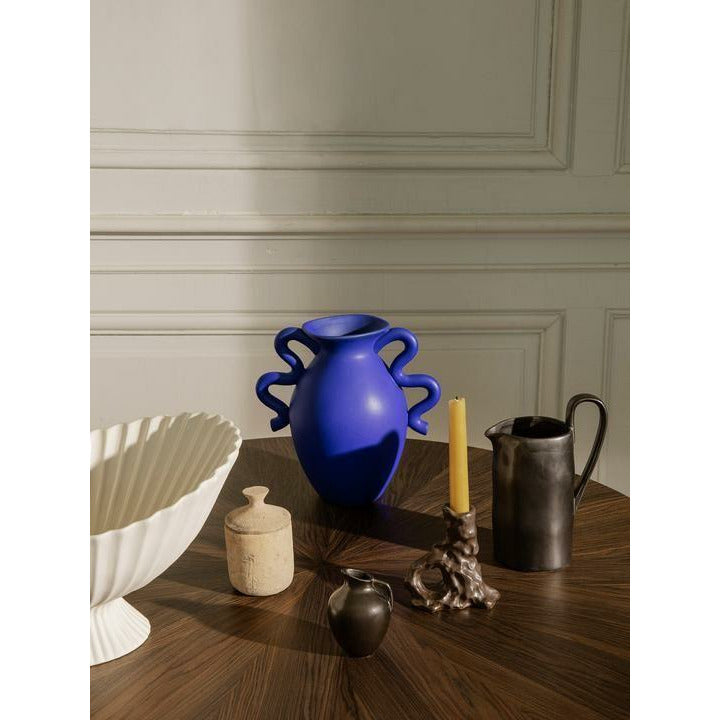 Ferm Living Verso Table Vase 27,5 Cm, Bright Blue