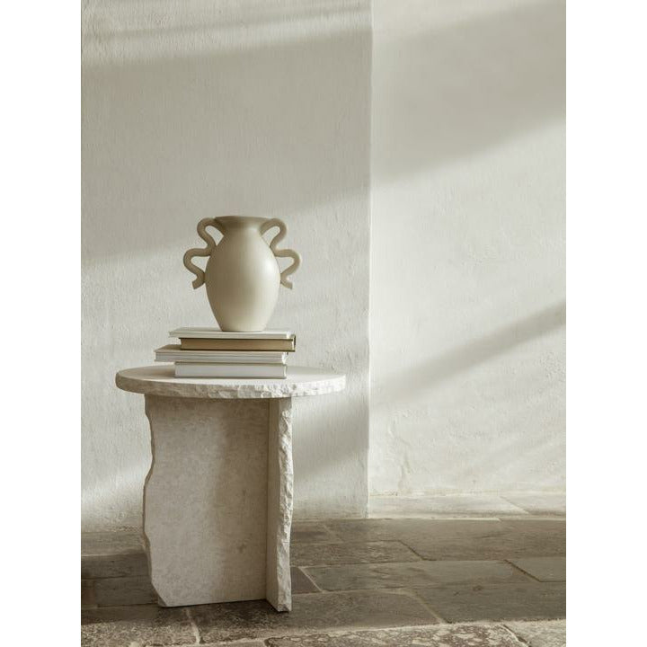 Vaso da tavolo da verso da vivente Ferm 27,5 cm, crema