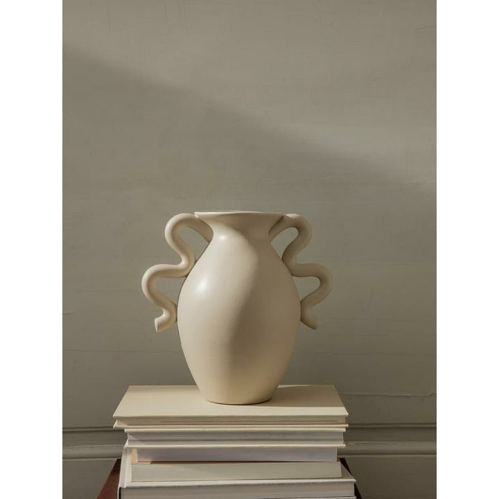 Ferm Living Verso Table Vase 27,5厘米，奶油