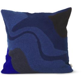Ferm Living Vista Cushion, donkerblauw