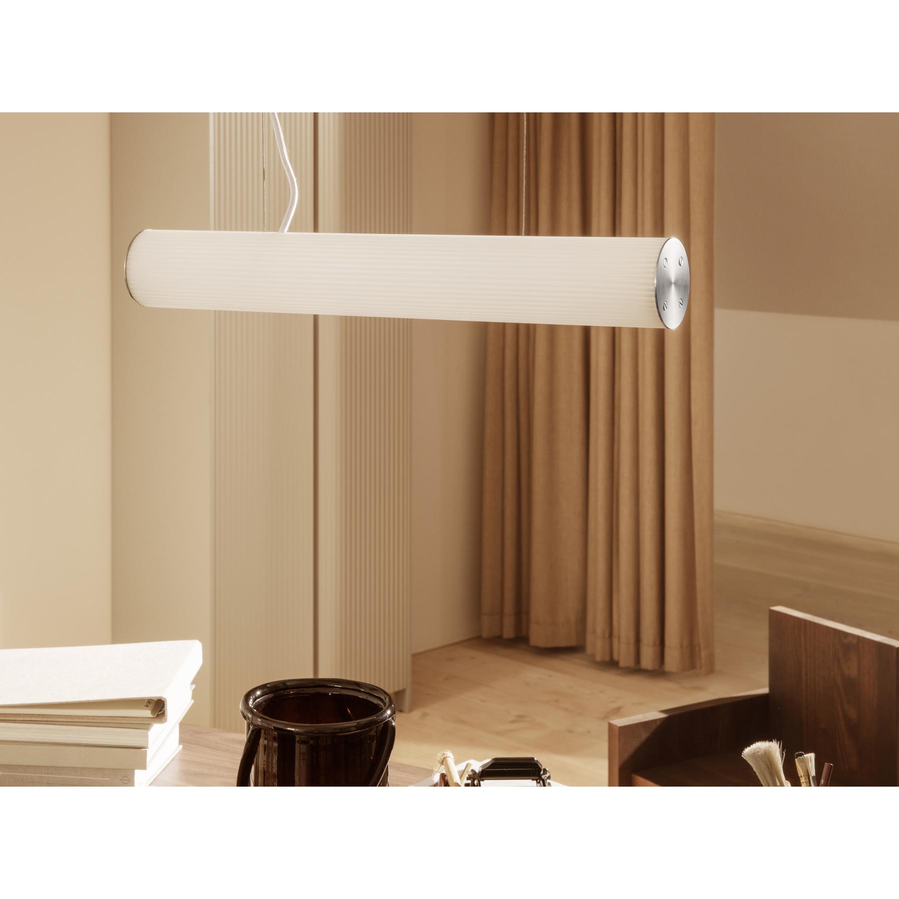 Ferm Living Vuelta Suspension Lampe en acier inoxydable Ø60 cm, blanc
