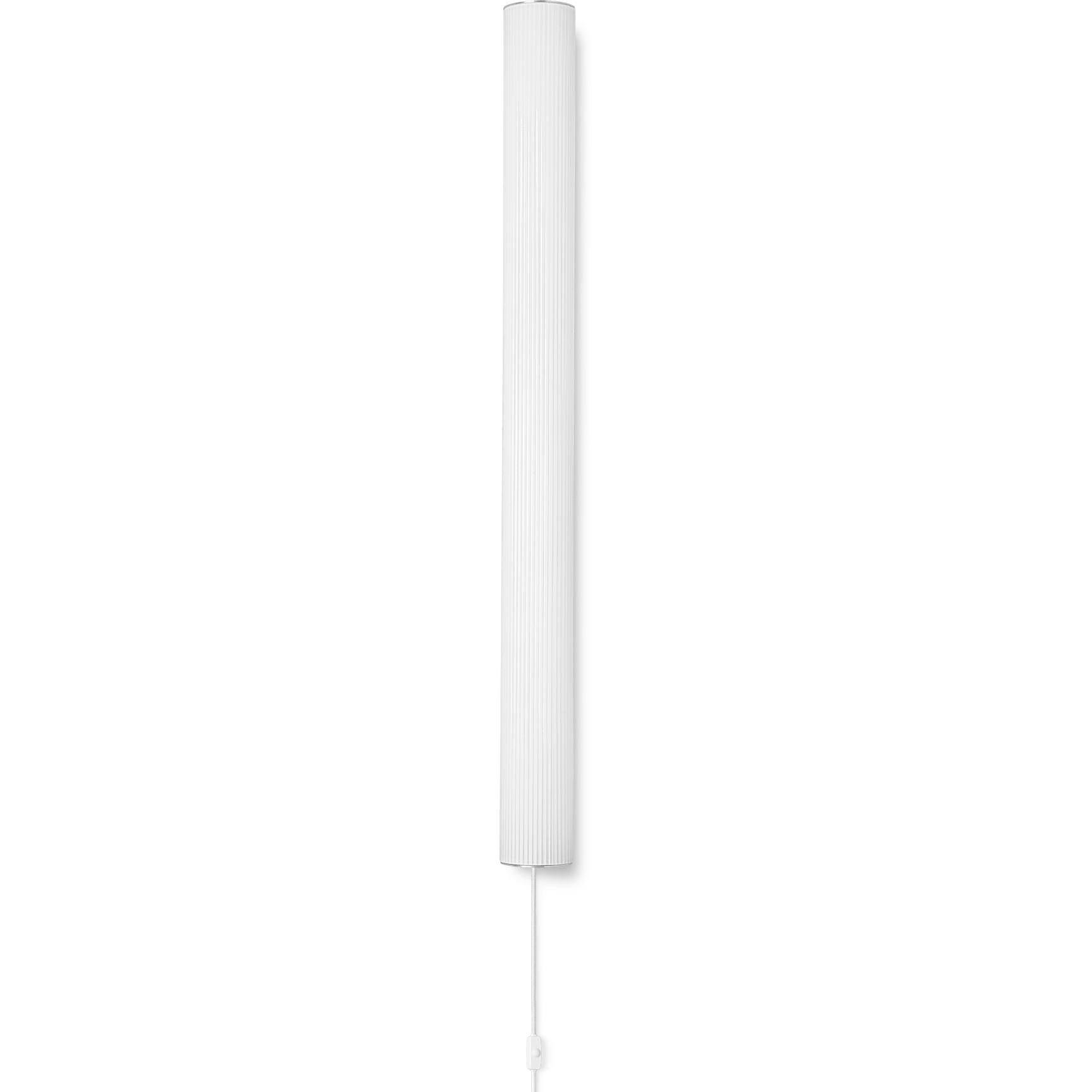 Ferm Living Vuelta Wall lampe en acier inoxydable Ø100 cm, blanc