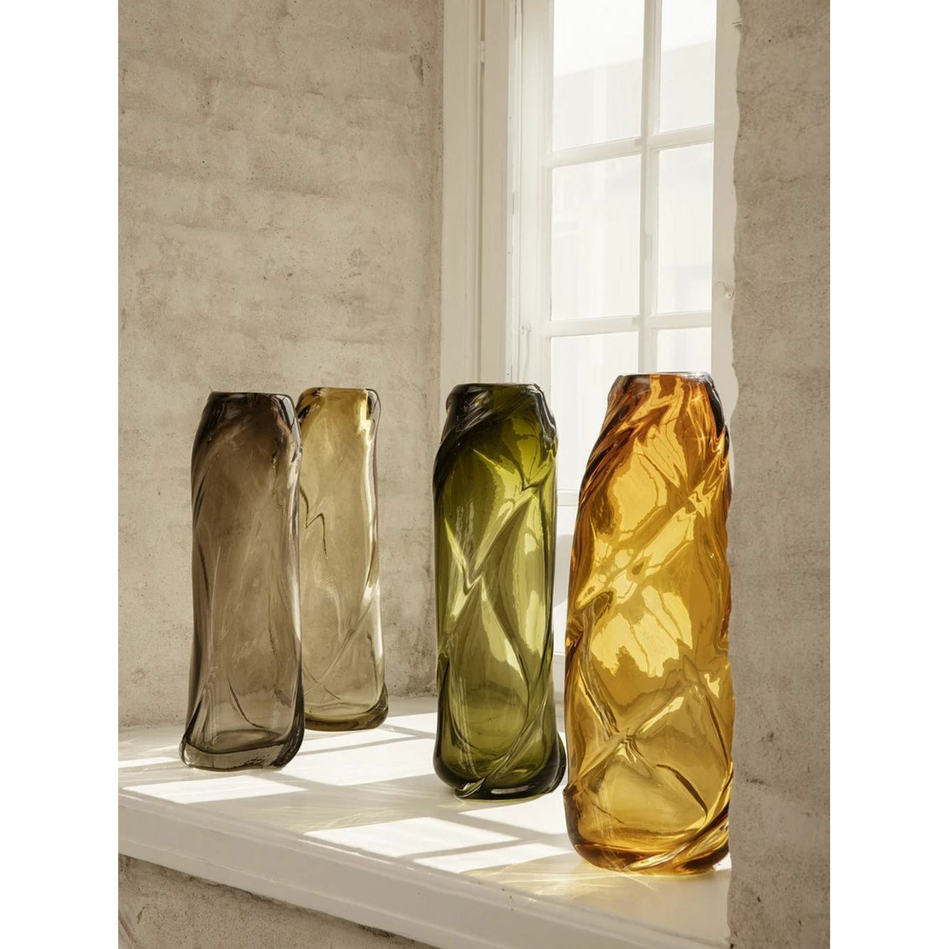 Ferm Living Vase de tourbillon d'eau, vert