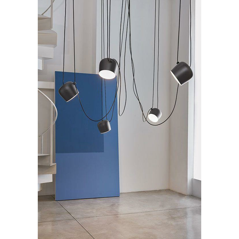 Flos Aim LED hanger, licht zilver