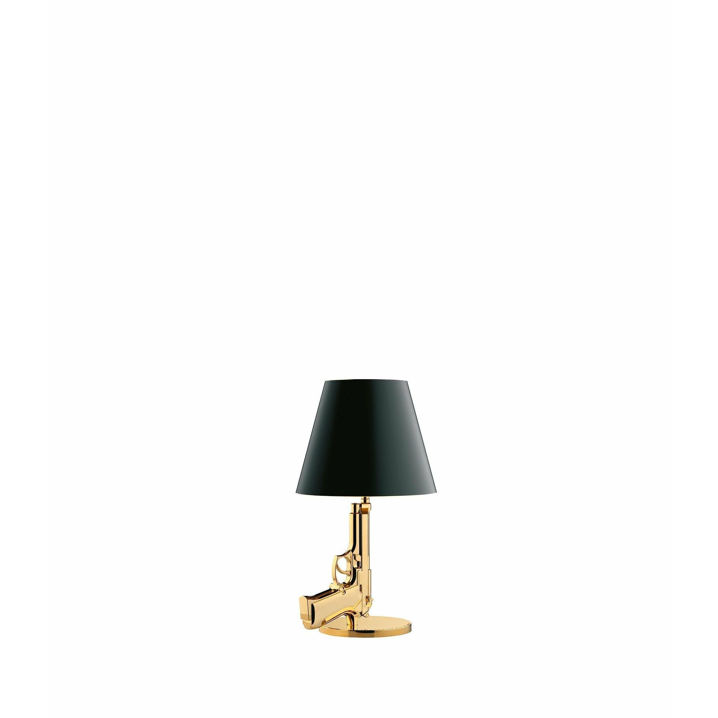 Flos Guns Bedside Table Lamp, Gold/Black