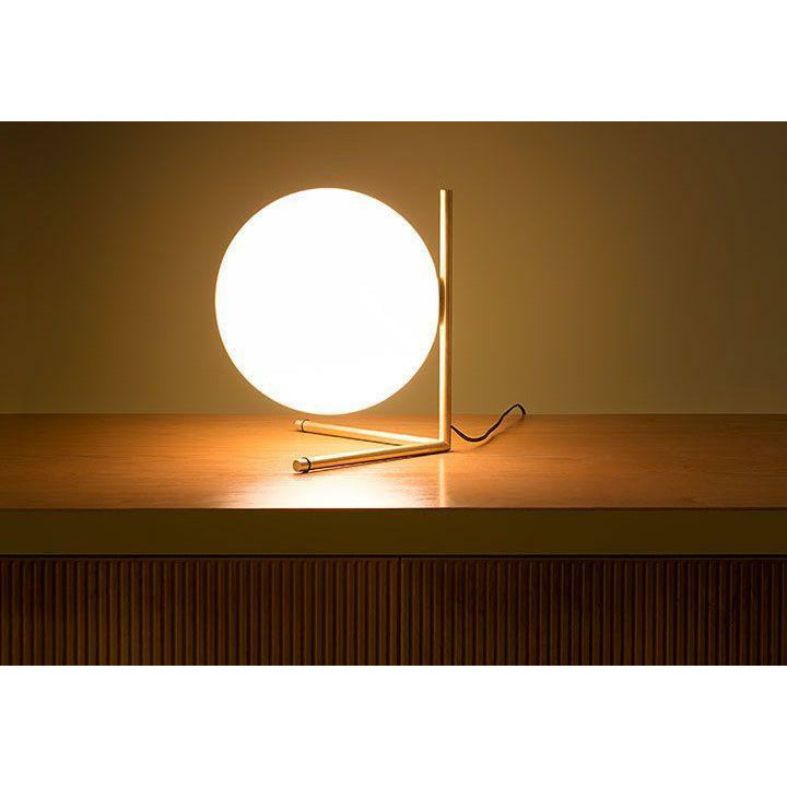Flos Ic Light T2 Table Lamp, Brass