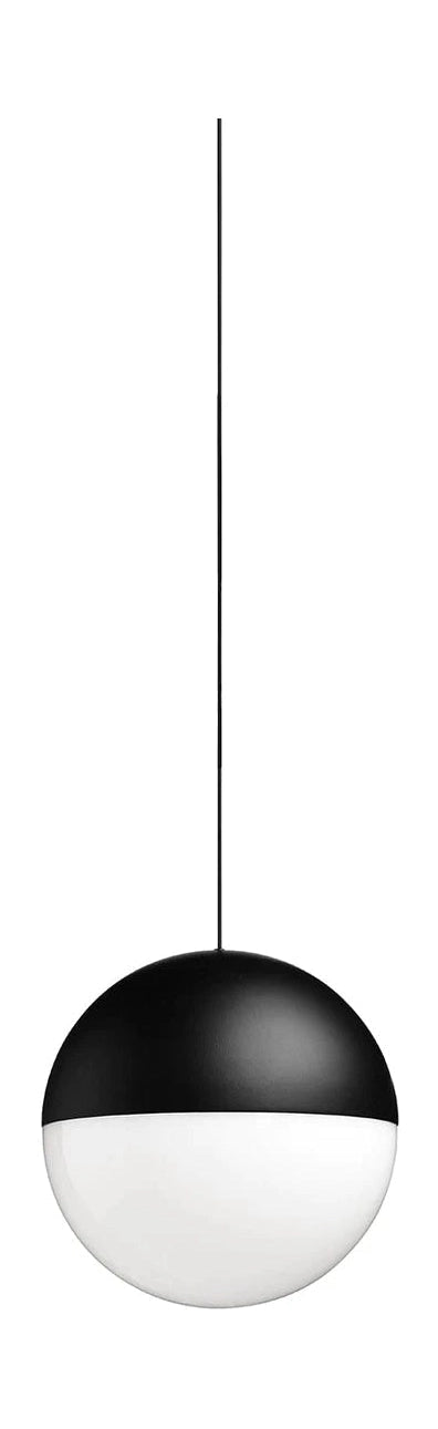 Flos strengur ljós kúlupottur pendulum dimmable 12 m, svartur