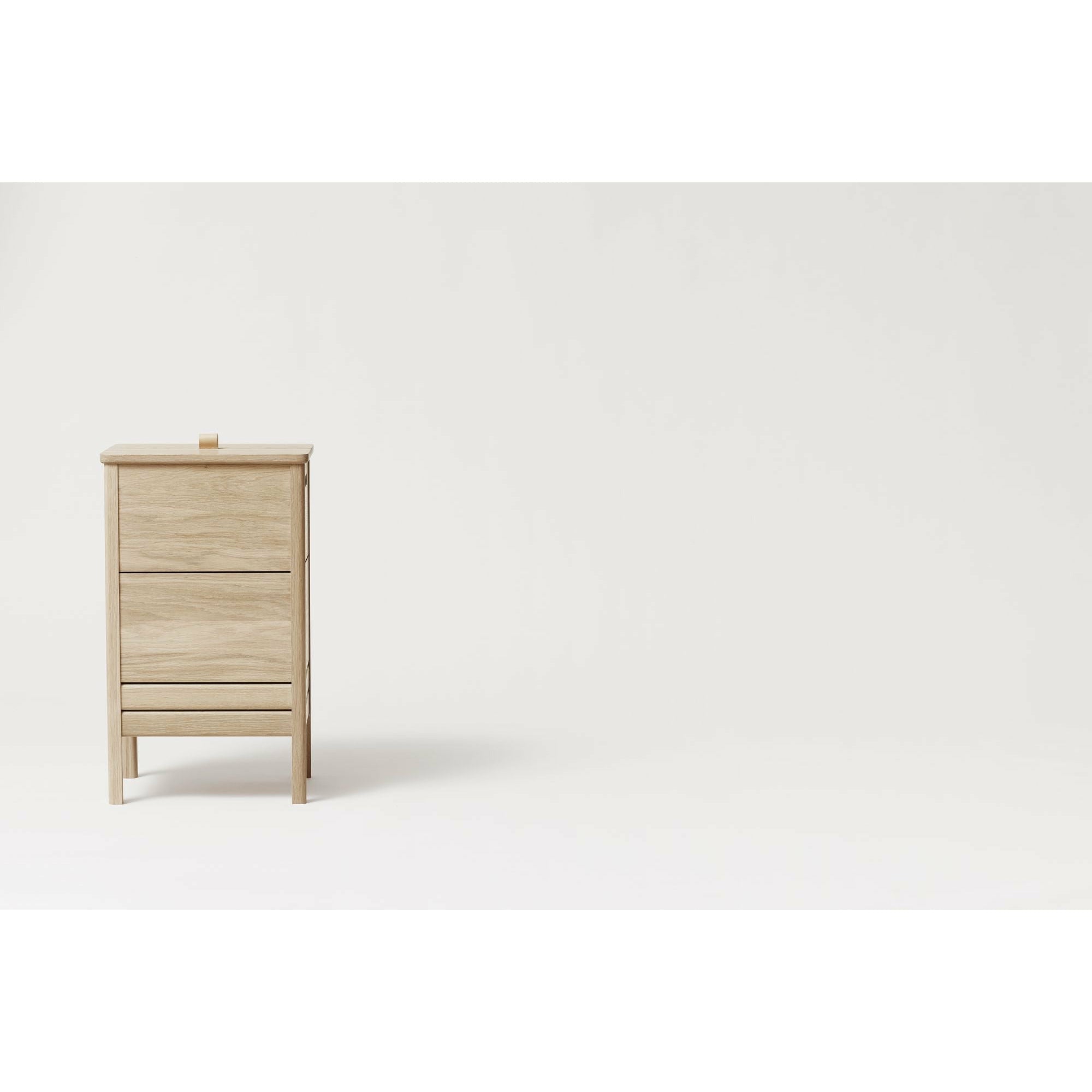 Form & Refine A Line Laundry Box. White Oak