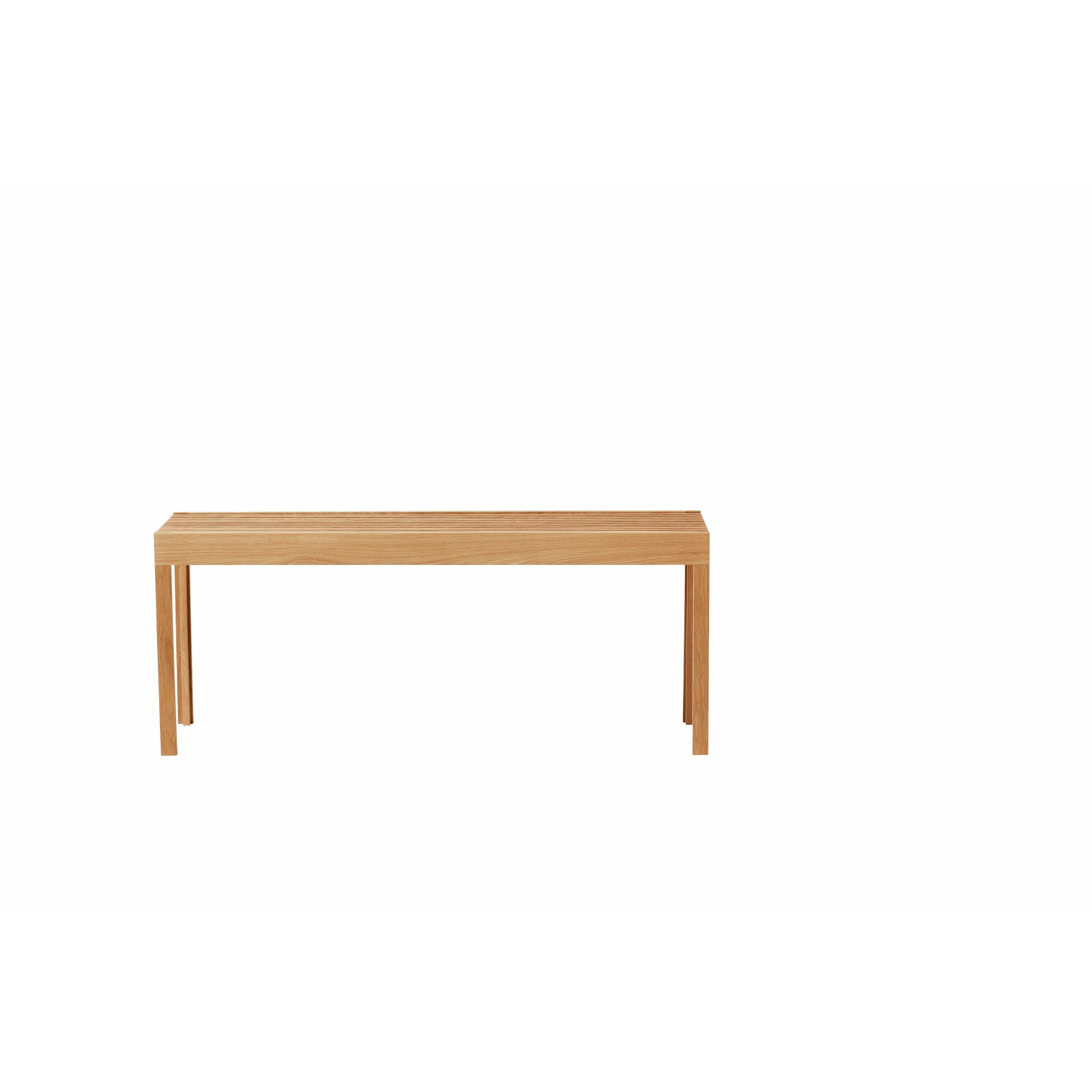 Form & Refine Lightweight Bench. Oak