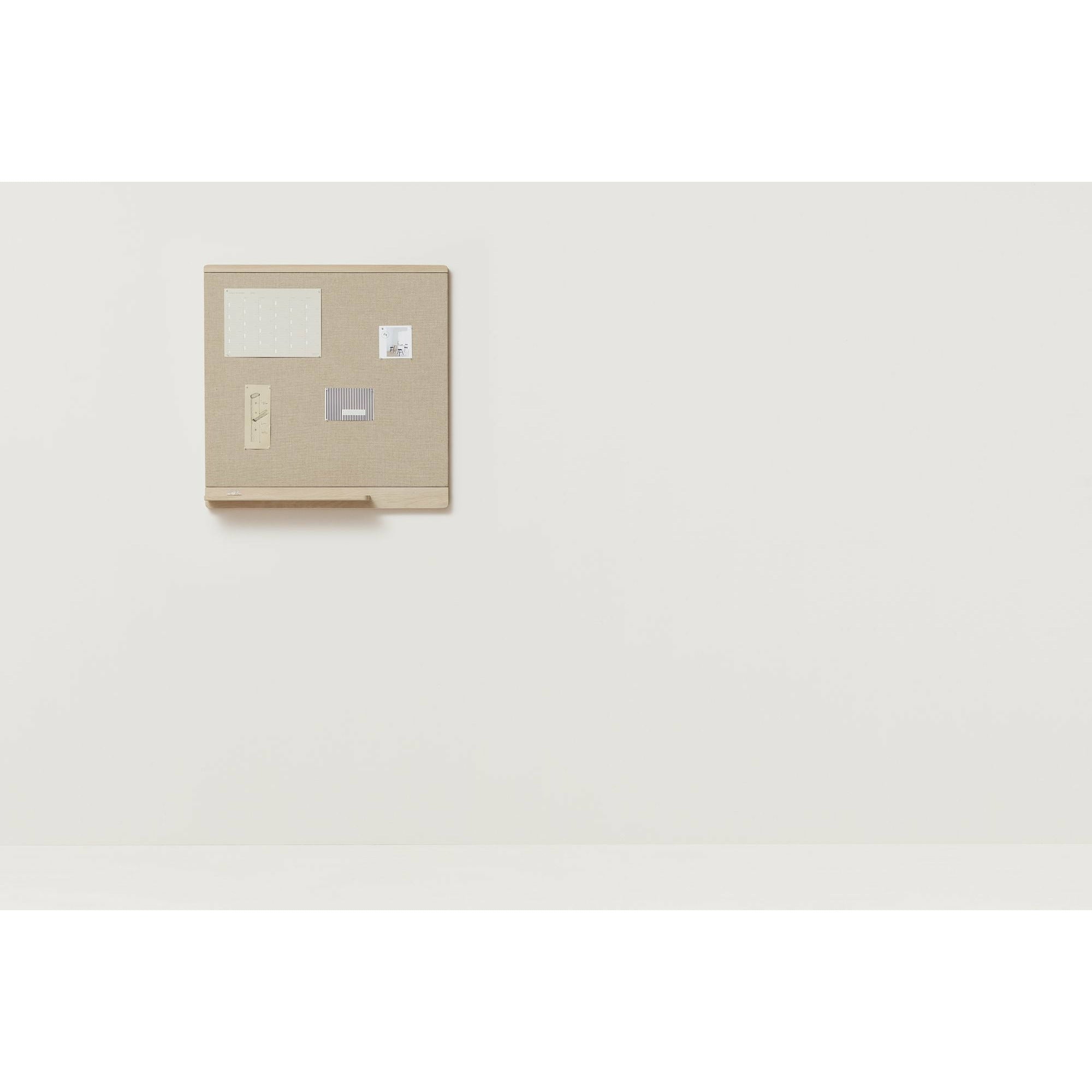 Form & Refine Velg Pinboard 75x75 cm. witte eik