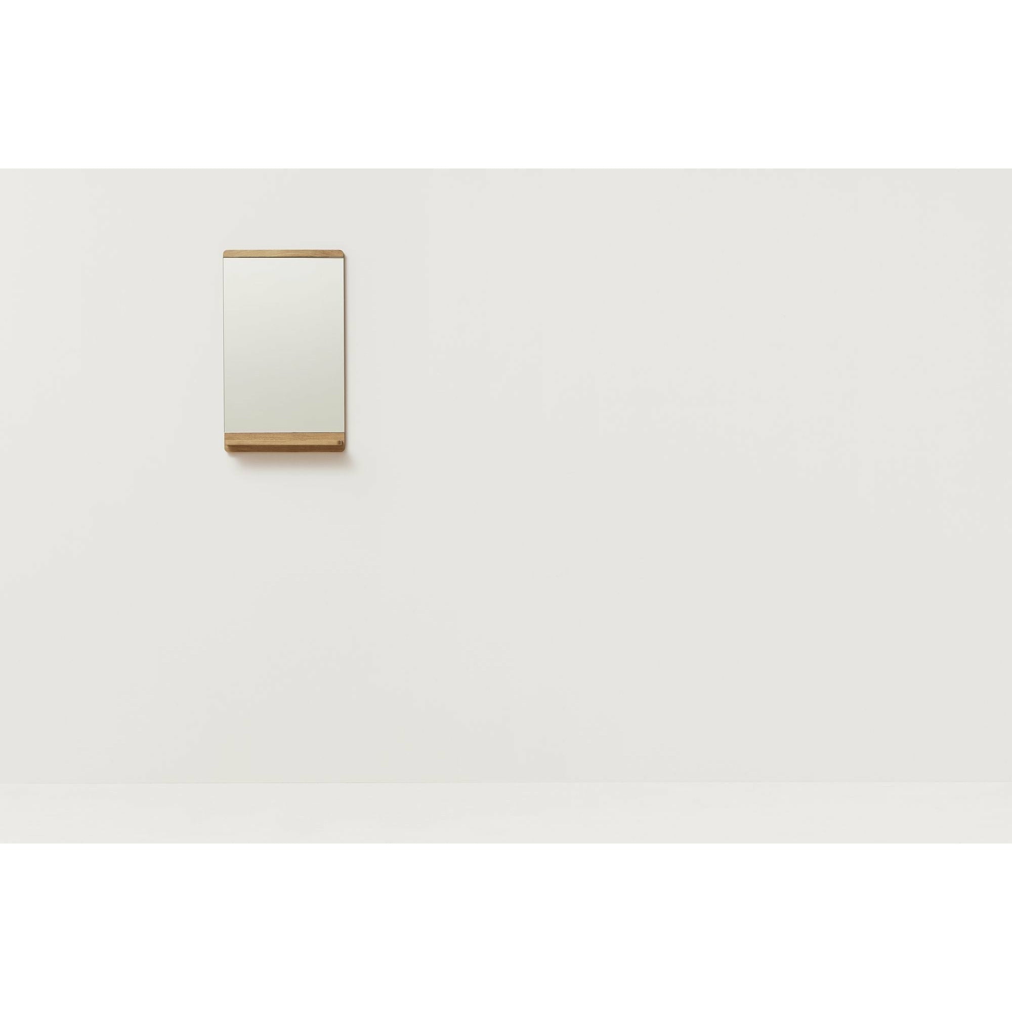 Form & Refine Rim Wall Mirror. Oak