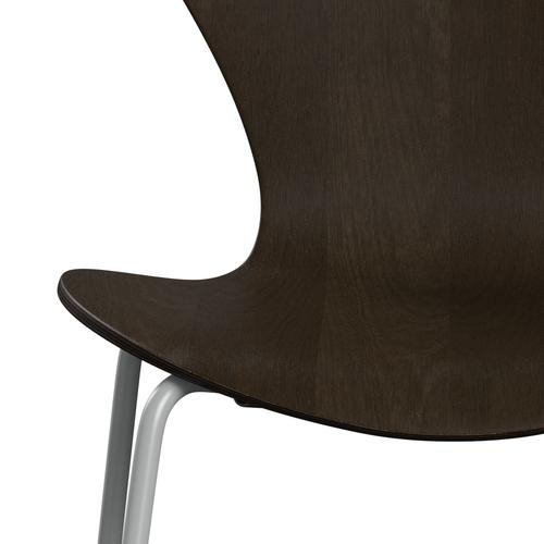 Fritz Hansen 3107 stoel niet -gestoffeerd, negen grijs/donker gekleurd eik