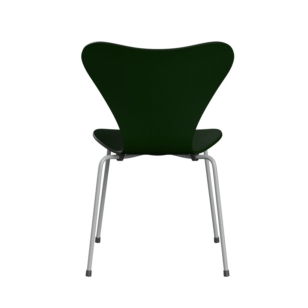 弗里茨·汉森（Fritz Hansen）3107椅子未塑料，九灰色/染色的灰烬常绿