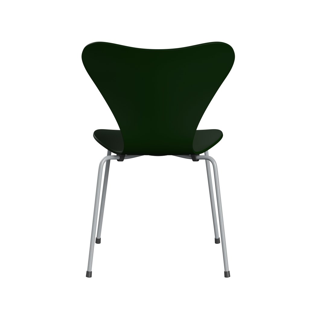弗里茨·汉森（Fritz Hansen）3107椅子未塑料，银灰/漆的常绿