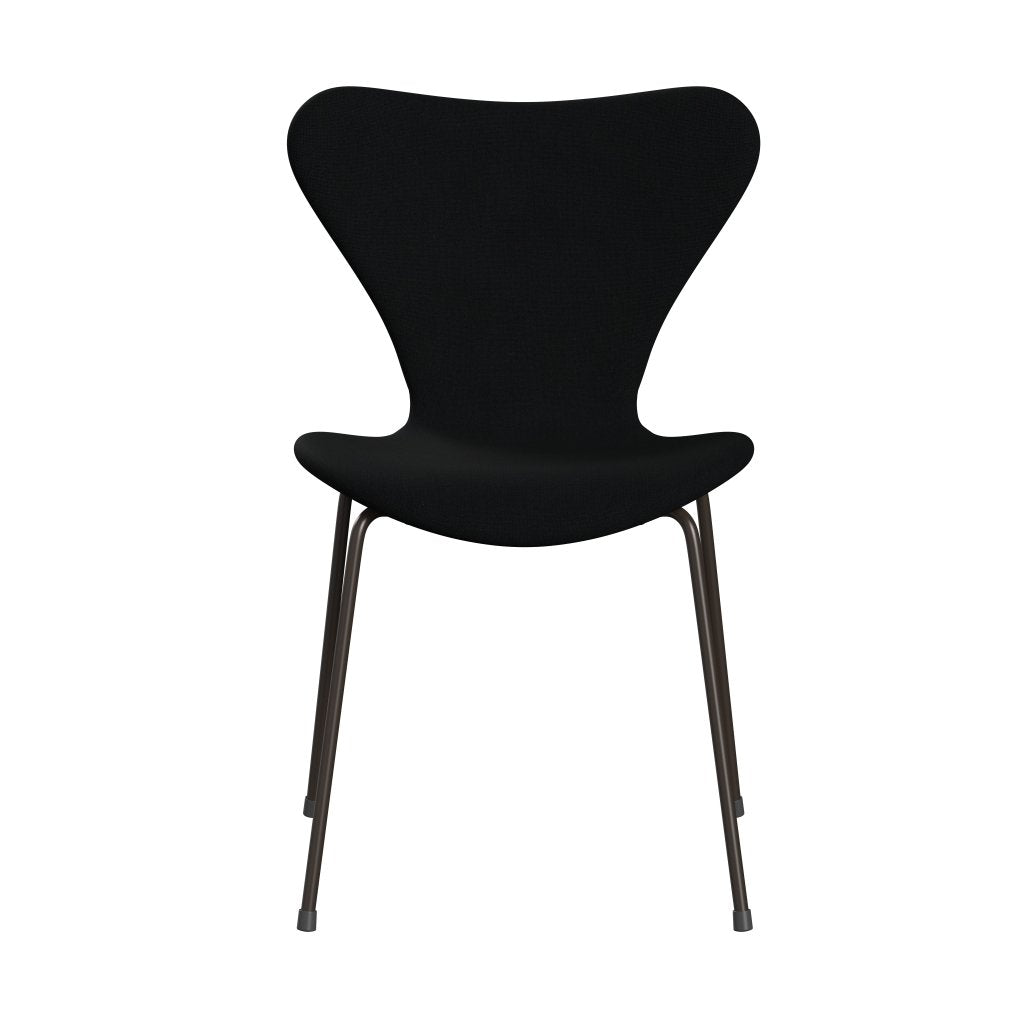 Fritz Hansen 3107 Chair Full Upholstery, Brown Bronze/Christianshavn Black Uni