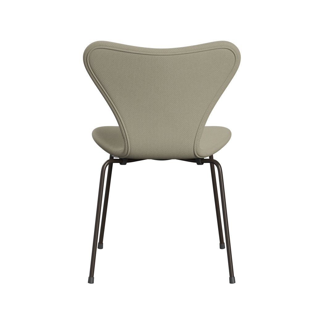 Fritz Hansen 3107 Chair Full Upholstery, Brown Bronze/Diablo Sand