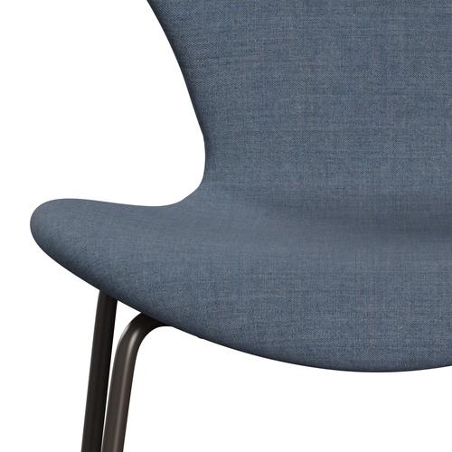 Fritz Hansen 3107 chaise complète complète, bronze brun / gris remix (REM733)