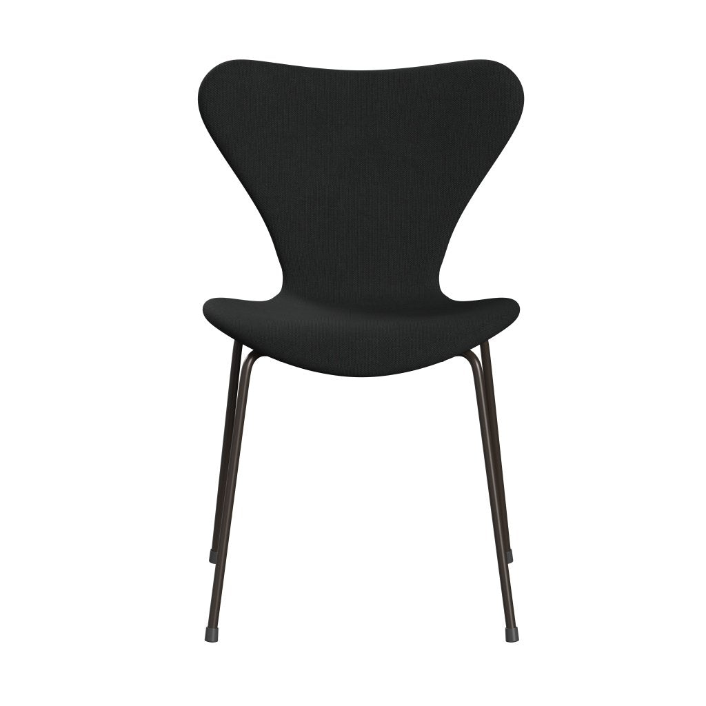 Fritz Hansen 3107 Chair Full Upholstery, Brown Bronze/Steelcut Dark Brown (Sti380)
