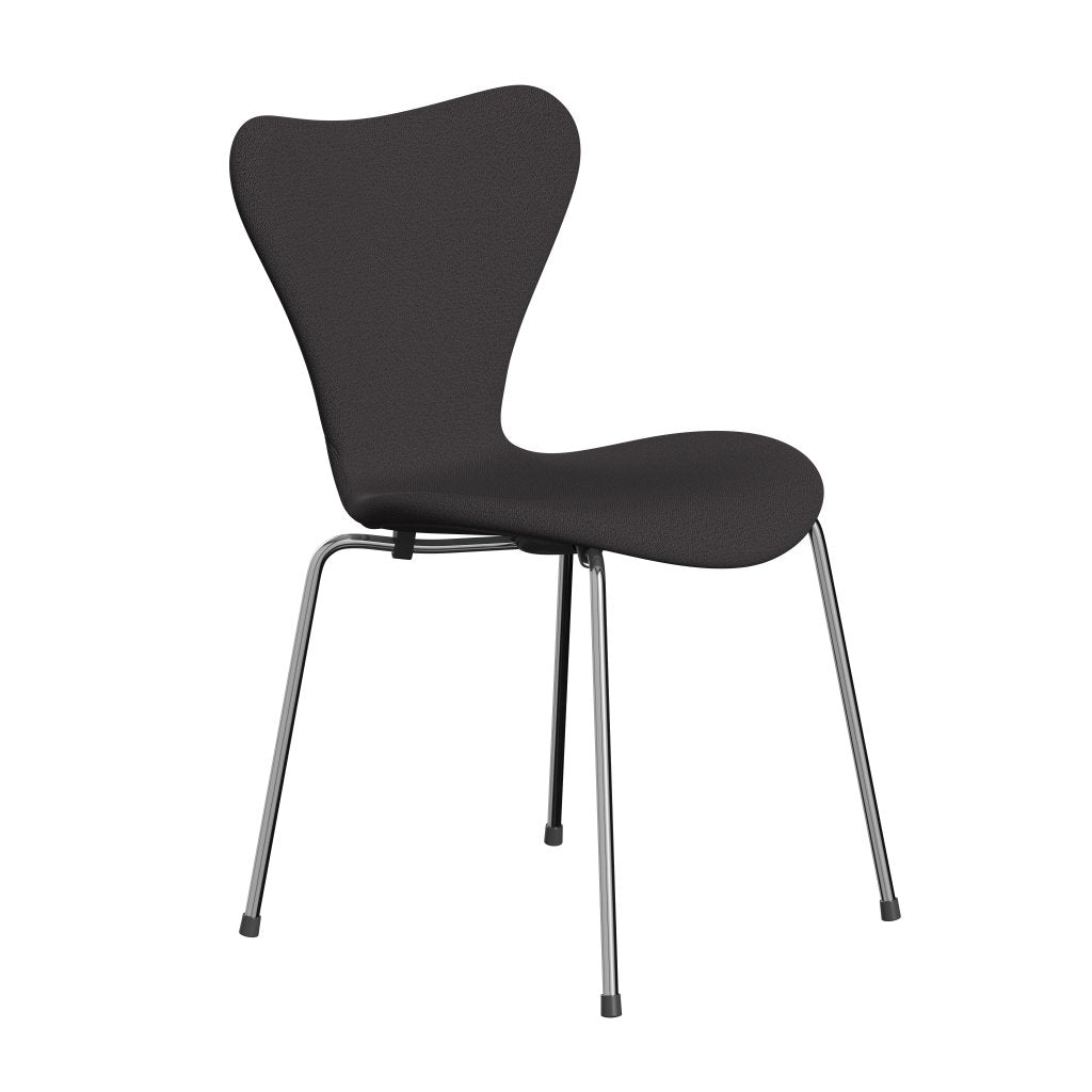 Fritz Hansen 3107 Chair Full Upholstery, Chrome/Capture Charcoal
