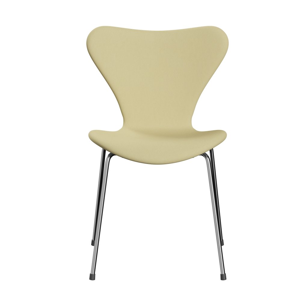Fritz Hansen 3107 Chair Full Upholstery, Chrome/Comfort Grey (C68008)