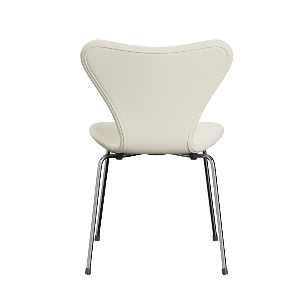 Fritz Hansen 3107 sedia piena rivestimento, cromo/comfort bianco