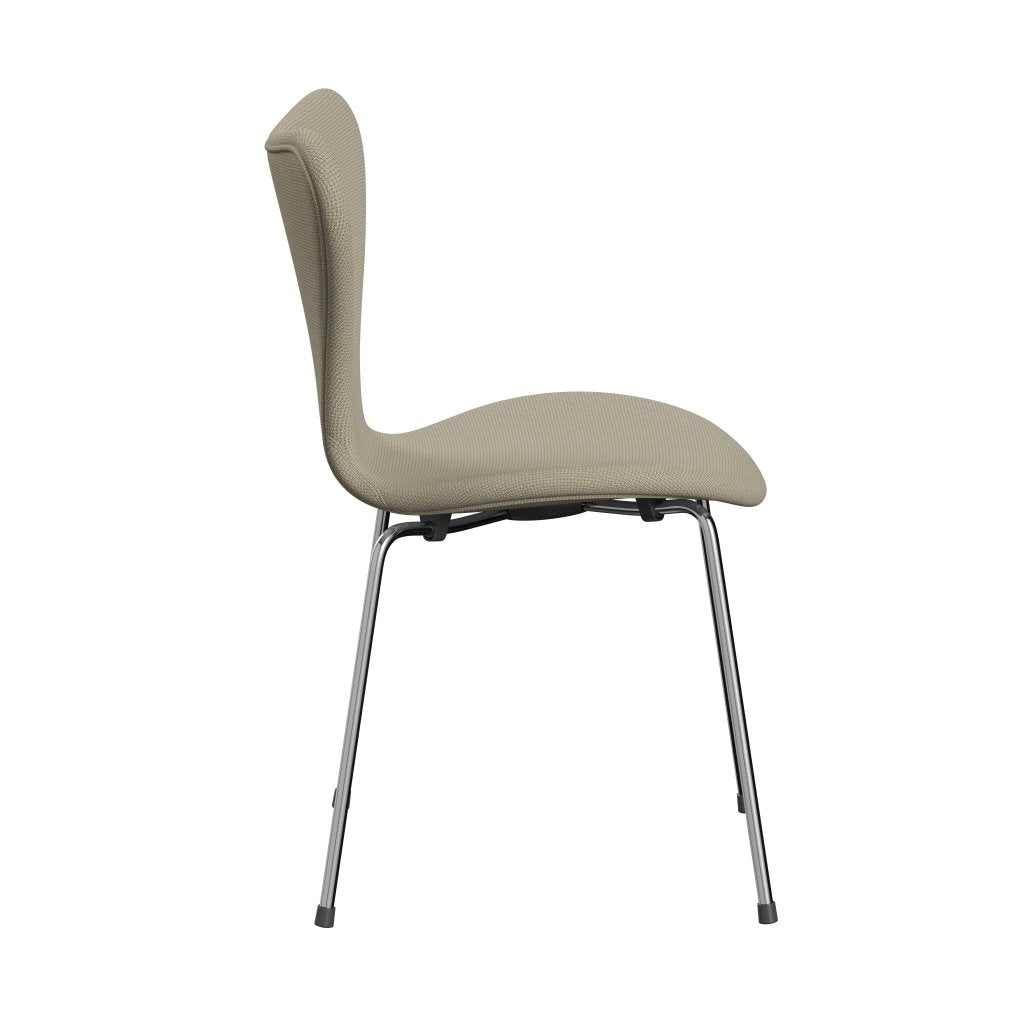 Fritz Hansen 3107 Chair Full Upholstery, Chrome/Diablo Sand