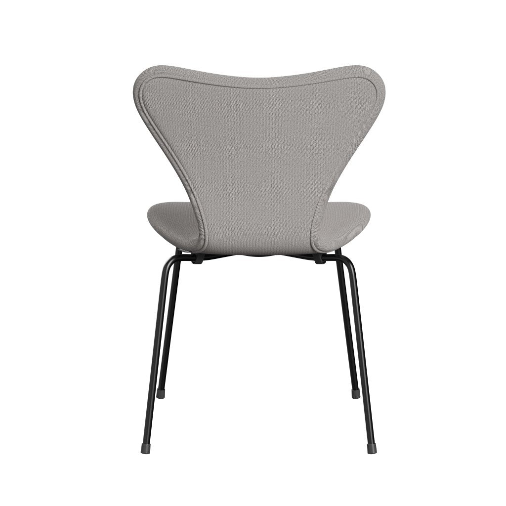 Fritz Hansen 3107 Chair Full Upholstery, Black/Capture Grey