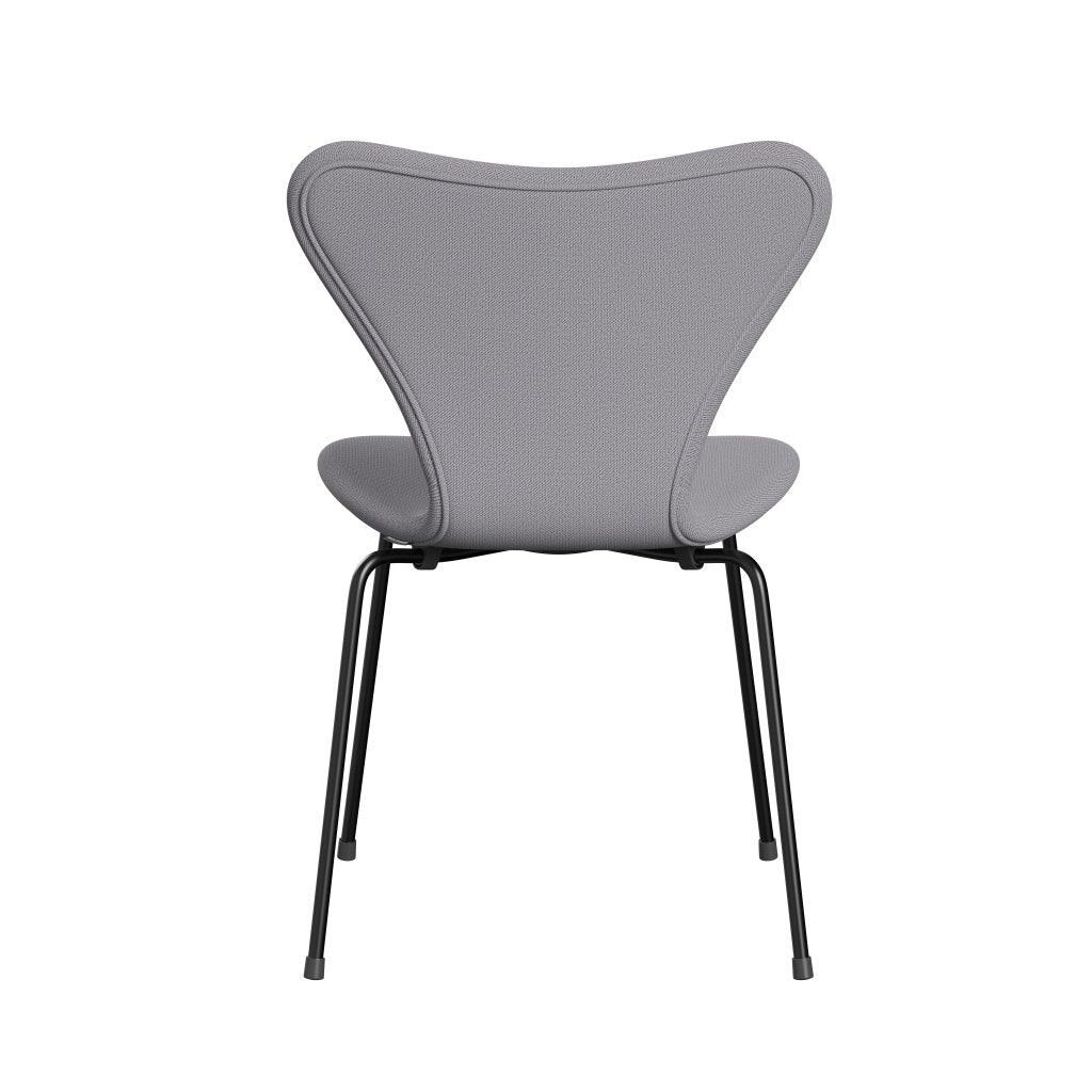 Fritz Hansen 3107 chaise complète complète, noir / capture gris clair