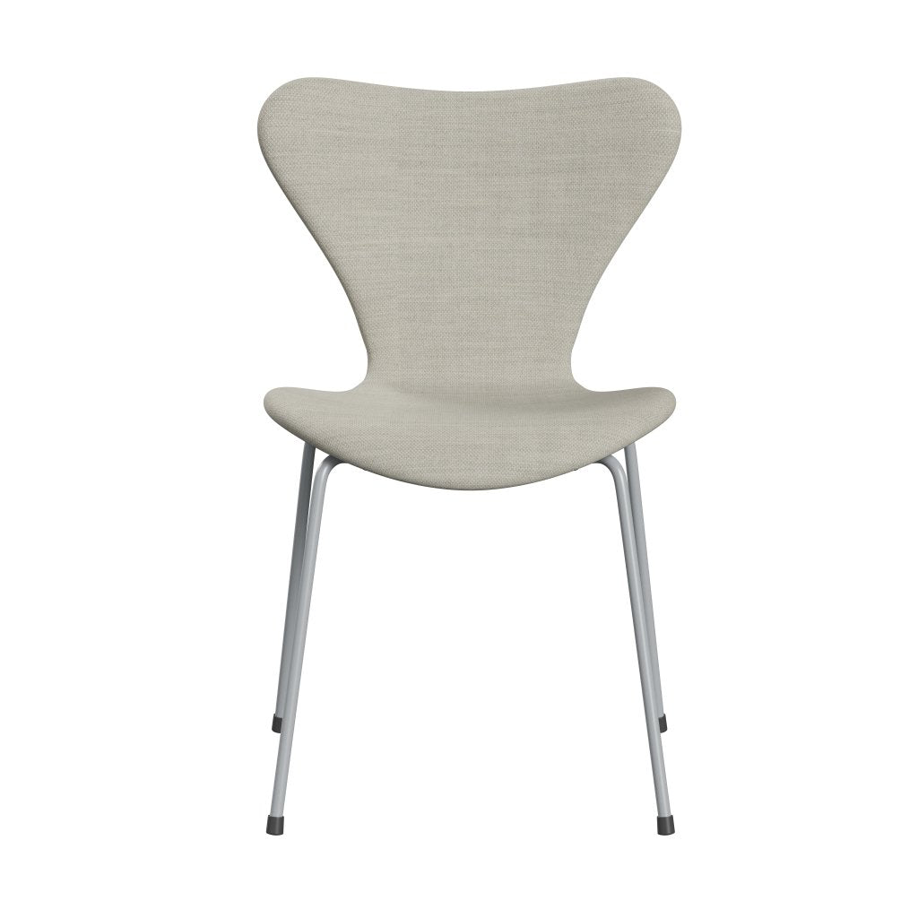 Fritz Hansen 3107 Chair Full Upholstery, Silver Grey/Fiord Grey
