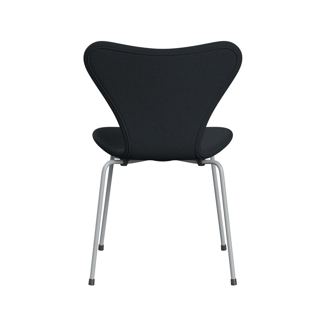Fritz Hansen 3107 Chair Full Upholstery, Silver Grey/Steelcut Trio Black