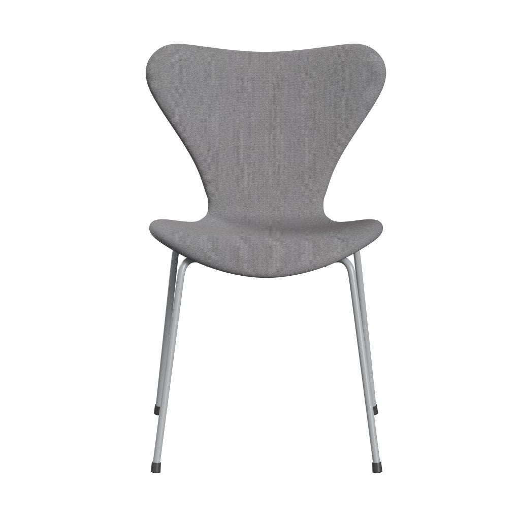 Fritz Hansen 3107 Chair Full Upholstery, Silver Grey/Tonus Light Grey