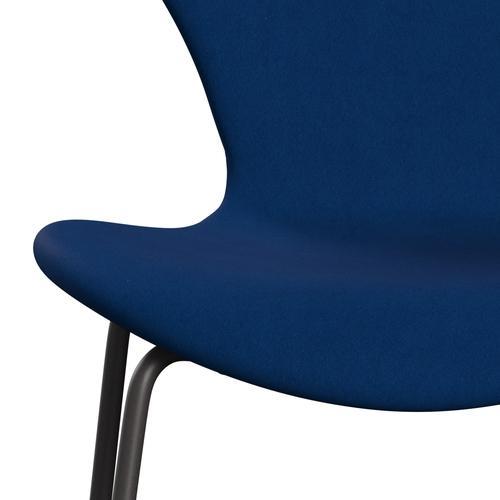 Fritz Hansen 3107 Chair Full Upholstery, Warm Graphite/Comfort Grey/Blue
