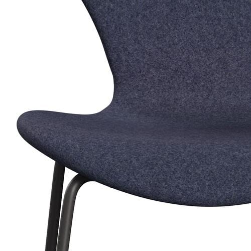Fritz Hansen 3107 Chair Full Upholstery, Warm Graphite/Divina Md Cool Grey