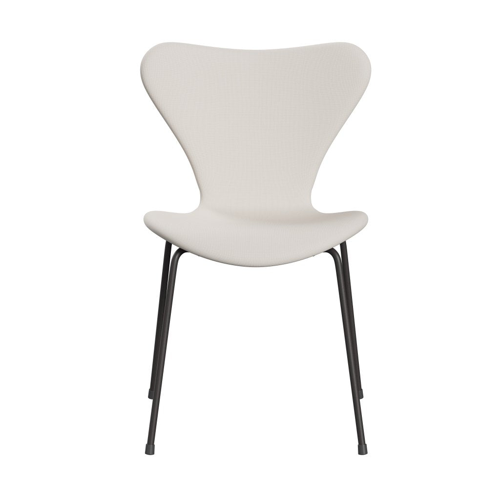 Fritz Hansen 3107 Chair Full Upholstery, Warm Graphite/Fame White