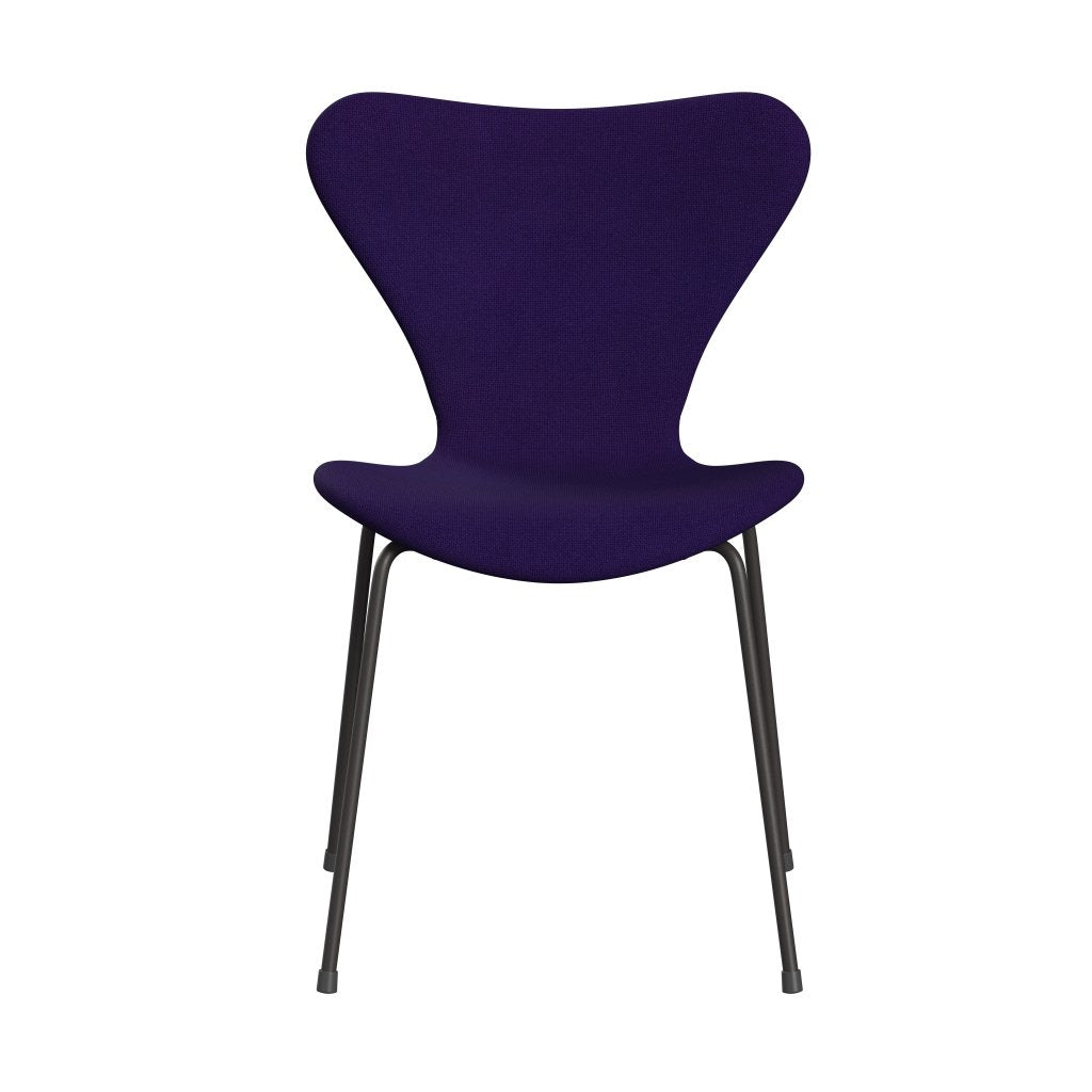 Fritz Hansen 3107 Chair Full Upholstery, Warm Graphite/Hallingdal Violet