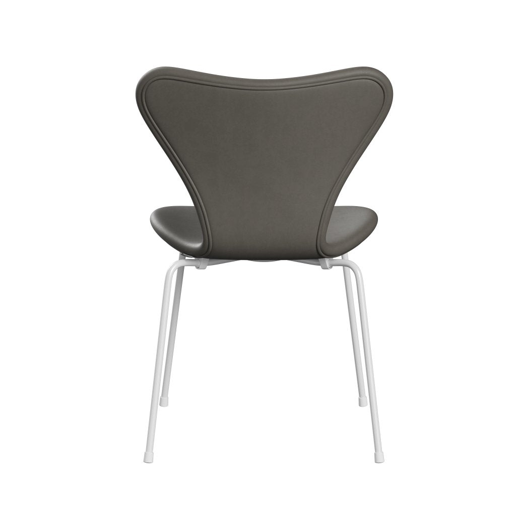 Fritz Hansen 3107 Chair Full Upholstery, White/Essential Lava