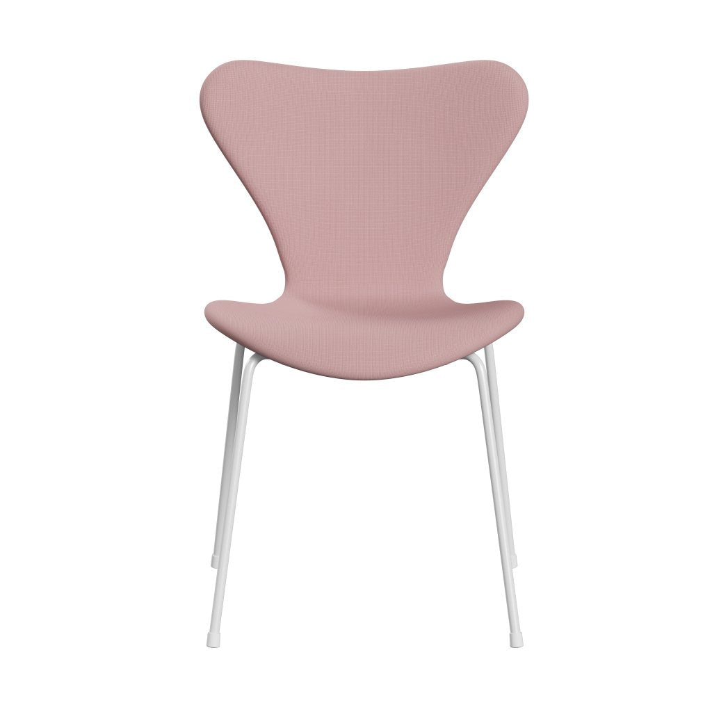 Fritz Hansen 3107 Chair Full Upholstery, White/Fame Warm Purple