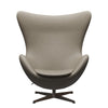 Fritz Hansen The Egg Lounge Chair Leder, Brown Bronze/Essential Light Grey