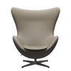 Fritz Hansen The Egg Lounge Chair Leder, Warm Graphite/Essential Light Grey