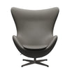Fritz Hansen The Egg Lounge Chair Leather, Warm Graphite/Essential Lava