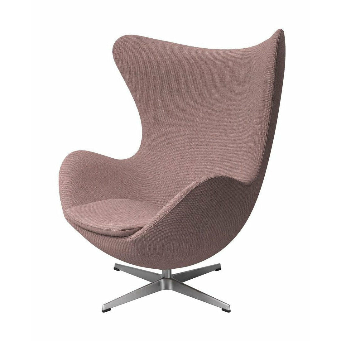 Fritz Hansen The Egg Lounge Chair With Footstool Fabric, Re Wool Pale Rose