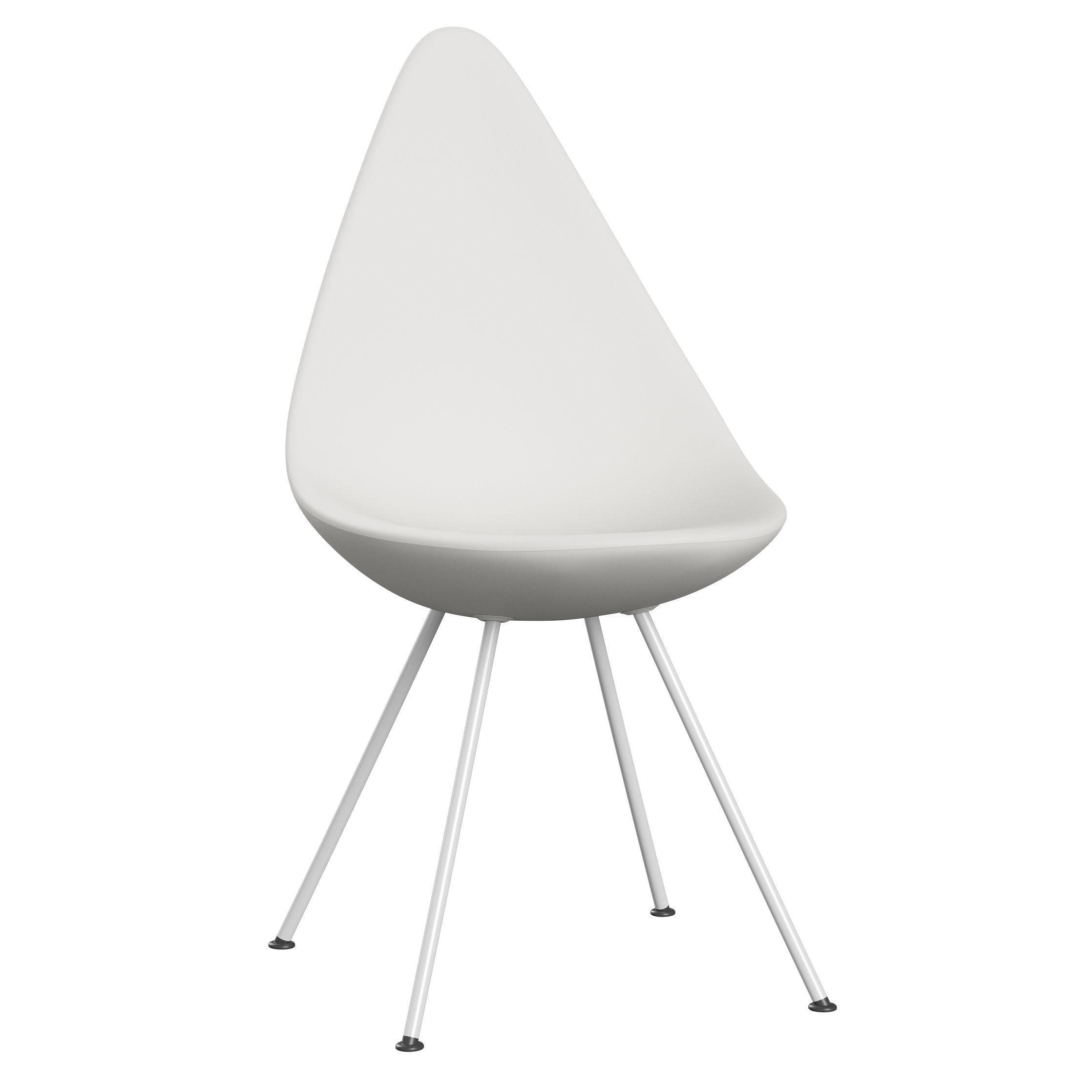 弗里茨·汉森（Fritz Hansen）滴椅，白色/白色