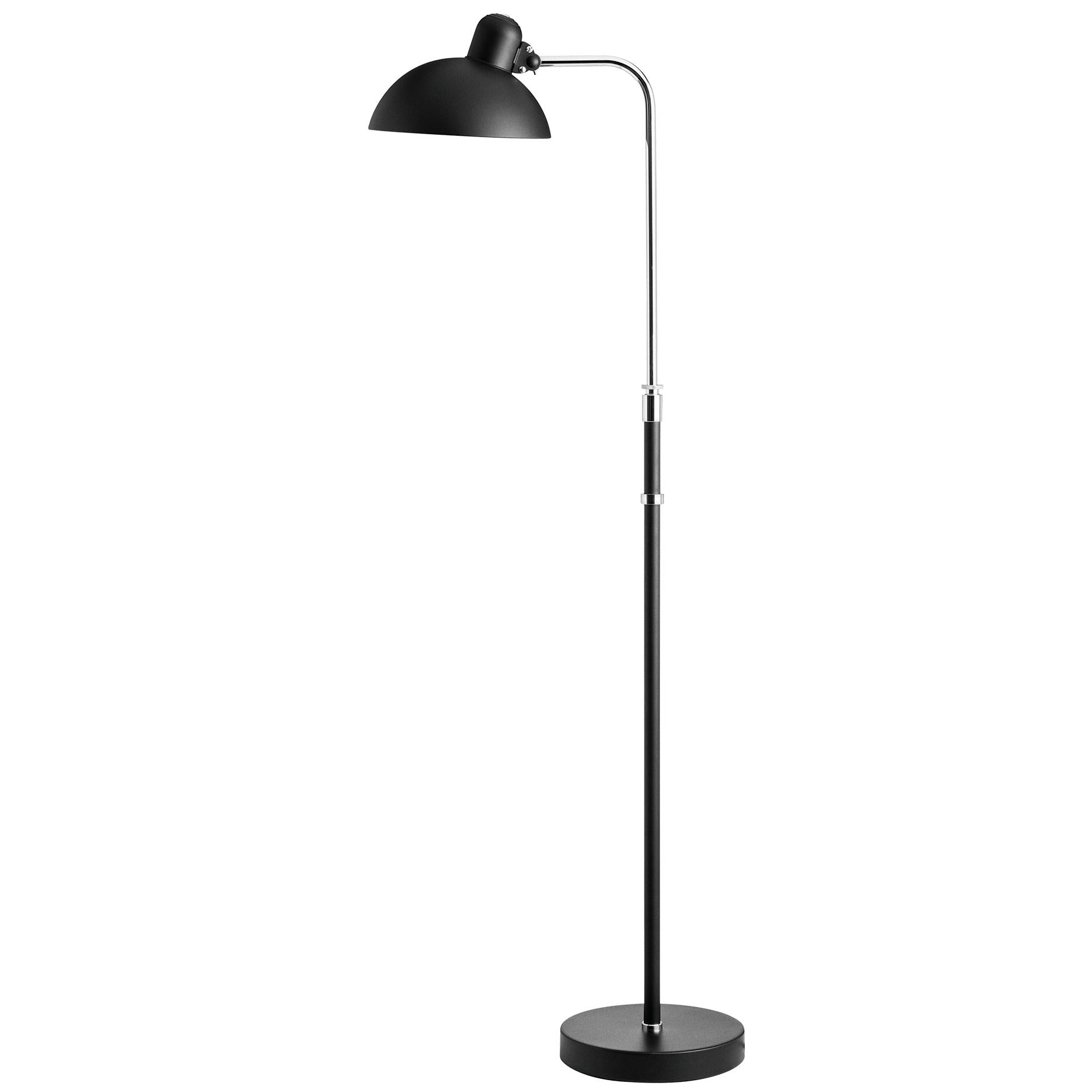 Fritz Hansen Kaiser Idell Height Adjustable Floor Lamp, Matt Black