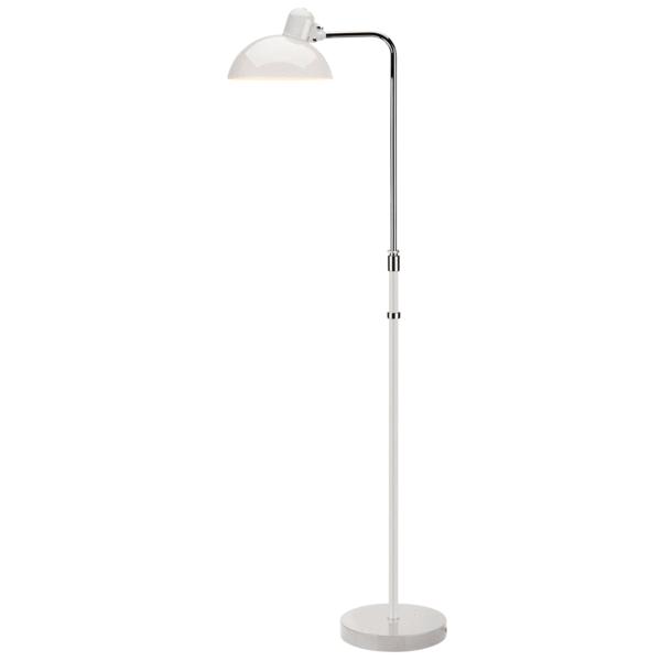 Fritz Hansen Kaiser Idell Height Adjustable Floor Lamp, White
